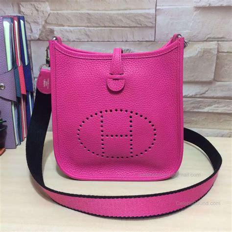 pink evelyne hermes bag|hermes evelyne bag discontinued.